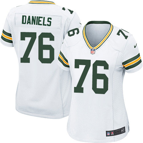 Women's Game Mike Daniels Nike Jersey White Road - #76 NFL Green Bay Packers
